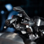 GOC Niken - Front brake lever guard and mirror close-up side view