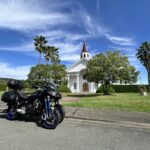 Yamaha Niken GT in front of Church (Keep the Faith!) - supplied by Daijyaman-kk@daijyamankk